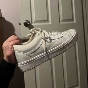 White old skool vans